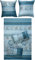 Erwin Müller Bettwäsche Mako-Satin blau Größe 1x 155x220 cm + 1x 40x80 cm