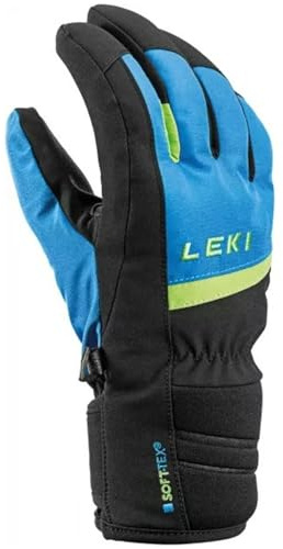 LEKI Jungen Max Junior Handschuhe Schwarz 6