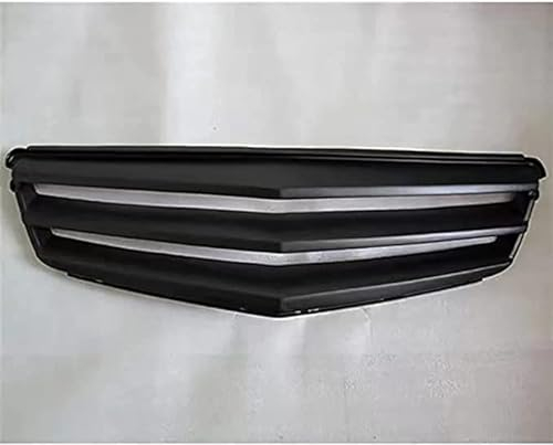 buhb Auto Kühlergrill für Mercedes Benz w204, vorderer Stoßstangengrill, Auto Front Center Kühlergrills Frontstoßstange Mesh Grille Air Vent Grillblech Autozubehör