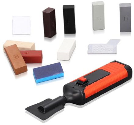 Kit di Riparazione per Piastrelle, Set di Strumenti per la Riparazione di Piastrelle (porcellana) (senza batteria) Penna Riscaldante Set di Blocchi di Cera Set di Crepe Strumenti