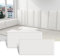 Windplusya 3D kids Anti-collision Wall Stickers, Thicken Tatami Nursery Wall Stickers, Peel and Stick Headboard, Upholstered Wall Panels for Bedroom Dojo Play Room (White, 2pack)