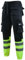 MS9 Mens Hi Viz Vis High Visibility Fleece Cargo Work Trousers Joggers Yellow