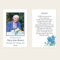 Dotty about Paper Funeral Memorial Cards - Forget Me Not Bouquet - Pack of 10