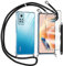 TTSWJBD Handykette für Xiaomi Redmi Note 12 Pro 4G Hülle mit Displayschutzfolie Schutzfolie, Necklace Handyhülle mit Abnehmbar Kordel zum Umhängen Transparent Silikon Schutzhülle mit Band in Schwarz