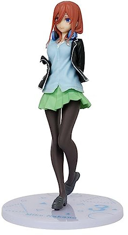 Zhongkaihua The Quintessential Quintuplets Figur – 20,3 cm Nakano Miku Campus Uniform Stil PVC-Modell – Heimdekoration Statue Sammlung Geschenk