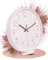 LATENO - Wanduhr Zum Aufstellen Oder Aufhängen - Rosa 30 cm - Lautlos - Klassisch Und Modern - Ohne Tickgeräusche - Für Wohnzimmer