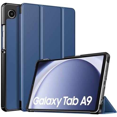 TiMOVO Custodia Protettiva Compatibile con Samsung Galaxy Tab A9 8.7 2023, Sottile e Leggero, Cover Protettiva a Guscio Posteriore Rigido per Galaxy Tab A9 8.7 Tablet SM-X110/X115/X117, Blu Marino
