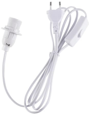 Veemoon 1.8m Lampenfassung Mit Kabel Verlängerungskabel Für Hängelaterne Ein Aus-stecker Geeignet Für Standard-fassungen