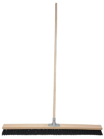 N.G. NICCOLAI SPAZZOLONE INDUSTRIALE CON O SENZA MANICO IN LEGNO - VARIE MISURE (100cm (CON MANICO))