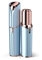 Facial Hair Remover for Women - as Seen on TV Painless Face Shaver - Electric Hair Removal Device for Face Lips Peach Fuzz with Light (Blue)
