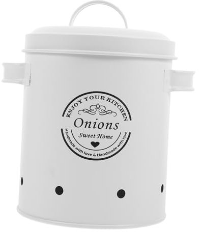BIUDECO Per e Barattolo Stoccaggio Per Cipolle e Capacità Per e Casa Organizzatore Multifunzionale Per Alimenti Freschi