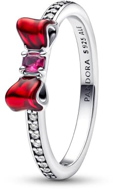 PANDORA Damen-Silberring Disney Prinzessin Schneewittchen Schleife