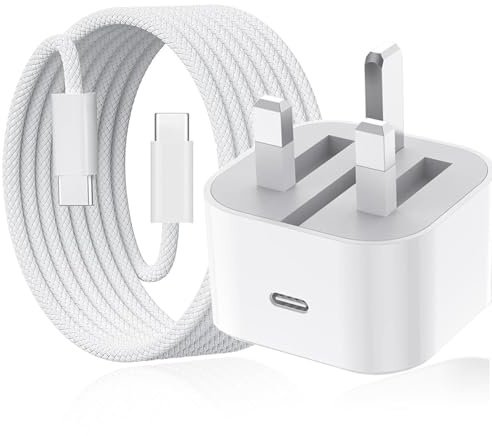 3M iPhone 17/16 Charger Cord for iPhone 17 16 15 Pro Max, Plus, 17Air Charger Cable, 20W USB C Fast Charger for New AirPods 4, Airpods Pro 2 (2nd/3rd gen) Earbuds, AirPod Max 2 Charging Cable Cord