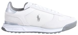 Polo Ralph Lauren Weiß - Grau Sneaker VARICK PP-SNEAKERS-LOW TOP LACE, 5003327637