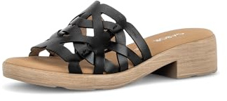 Gabor Damen Pantoletten, Frauen Clogs, Pantoletten,Ladies,Women's,Slip-ons,Backless Slipper,Mules,Schlupfschuhe,schwarz (S.Holz),40.5 EU / 7 UK