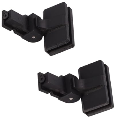 Sxhlseller Dust Cover Hinge Replacement, Turntable Replacement Hinge Part ABS Hinges for Turntable, with 45 Degree Angle Support, Compatible for Keenwood KD 291R