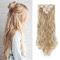 Elailite Clip in Extensions wie Echthaar günstig Haarteile 8 Tresssen 18 Clips für komplette Haarverlängerung Gewellt Haarextensions 24(60cm)-140g Honigblond/Blond