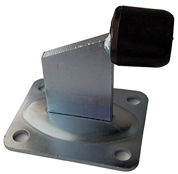 SO-TOOLS® Torstopper Höhe 100 mm verzinkt mit Ankerplatte 100 x 80 mm Türstopper für Rolltore und schwere Türen