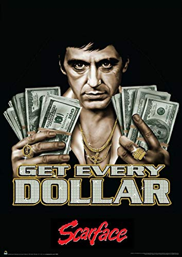 My Little Poster Plakat affiche Tony Montana Geldwandkunst