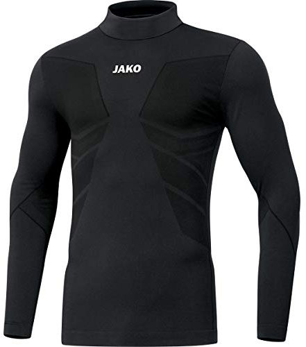 JAKO Herren Turtleneck Comfort 2.0, Schwarz, L