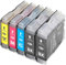 ESMONLINE 5 komp. Druckerpatronen als Ersatz für Brother LC-1000 LC-970 DCP 130C 135C 150C 330C 350C 540CN 560CN 750CW 770CW MFC 235C 240C 260C 3360C 440CN 465CN 5460CN 5860CN 660CN 680CN 885CW
