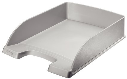 Leitz Plus Standard Briefablage A4 Silber 10er Set