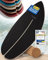 WAHU Balance Board Black Schwarz | 3in1 Set | Surf Balance Board aus 100% Holz mit Rocker Shape & Rolle | Gleichgewichtstrainer für Kinder & Erwachsene | Fitness & Spaß Zuhause