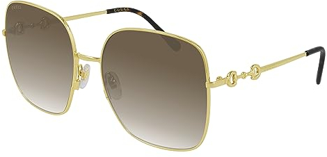 Gucci Damen Gg0879s Sonnenbrille, Gold-Gold-Braun, 61