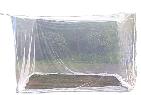 Moustiquaire de Jardin Exterieur, Anti-Insecte Moustiquaires Transparentes Filet de Jardin Moustiquaire Extérieure Portable Respirante Moustiquaire Voyage Camping plage 200 cm x 100 cm x 200 cm