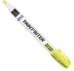 Markal Paint-Riter Valve Action Paint Marker - Yellow - Box 12