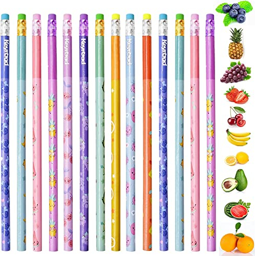 36 Stück Duft Bleistifte Kinder mit Radiergummi Duftbleistifte Graphitstift Zylinderstifte Holzbleistifte HB Duftende Bleistift für Kinder Party Gastgeschenke Klassenzimmer Belohnung Mitgebsel