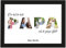 Deqosy Personalisiertes Papa Geschenk Poster mit vier eigenem Bildern, Foto Geschenke als Poster oder als Leinwand, Vatertagsgeschenk, Individuelles Geschenk Vater (Papa)