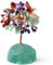 XIANNVXI Kristalle Lebensbaum Deko Feng Shui Bunte Chakra Geldbau Kristallbaum Natürlicher Edelsteine Steine Deko Tree of Life Trommelsteine Basis Bonsai Baum Dekoartikel Spirituelle