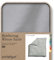 schlafgut Woven Satin Bettwäsche 200x200cm Bettdecke Bezug einzeln, Grey Light Uni in Hotelqualität mit 100% Baumwolle