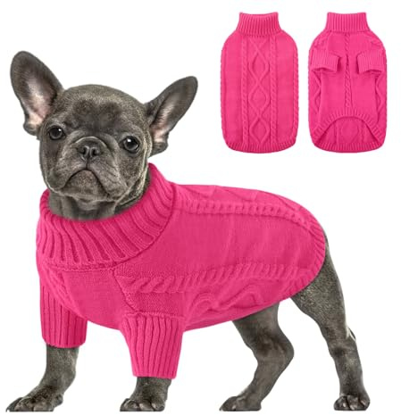 Queenmore Pullover Hund Groß Wärme Hundepulli Strickmantel | Hundepullover Dehnbar & Maschinenwaschbar für Labrador, Border Collie & Golden Retriever, Dehnbar & Maschinenwaschbar