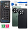 Eonpam Akkudeckel für Oneplus 11 Rückseite Glas Original Backcover Back Glas Ersatz Reparatur Set mit Kameraobjektiv (Schwarz)