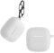 kwmobile Custodia Silicone Cuffie Compatibile con Huawei FreeBuds SE2 Cover - Custodia Porta Auricolari con Moschettone - Case bianco
