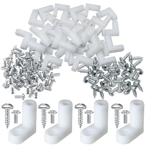 MEETOOT 20PCS Circuit Board Standoff Mounting Hardware PCB Board Mounting Leg White Game Console Motherboard Fixing Plastic Leg for Arcade Game Board and Video Board