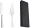 Milisten 1 Satz Kuchenmesser-Set Backschaufel Zubehör zum Schneiden von Kuchen Stainless Steel inoxlm Kuchenspatel Backwerkzeug tragbar Suite Schaber-Set Nachtisch Bankett