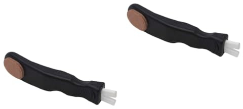 Kisangel 2St Schlittschuhe Skating-Schuh Werkzeug zur Pflege von Hockeyschuhen Eislaufschuh-Schärfer Eislaufklingenschärfer Rollschuhe Werkzeug zum Schleifen von Hockeyschuhen Muster Schere