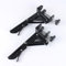 Guanici 2 Pieces Computer Desk Extension Bracket Desk Extension Folding Stand Desk Extension Bracket Extension Plate Support Rack for Computer Desks Office Desks Folding Extension Bracket (Black)