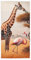 GAIREG Giraffen- und Flamingo-Handtücher, Baumwollhandtücher für Hand, Gesicht, Haare, Yoga, Küche, Bad, 38,1 x 76,2 cm