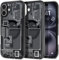 Spigen für iPhone 16 Hülle [Anti-Yellowing] Ultra Hybrid MagFit Case Handyhülle Transparent Dünn Slim Kompatibel mit MagSafe -Zero One