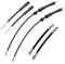 Anlseiod 6x für 1er E87 E81 E82 E88 Cabrio 3er E90 E91 E92 E93 Bremsschlauch BremsschläUche Set,Bremsleitung Bremsleitungen Bremssystem Gummischlauch Bremsrohr Replace 34306762838