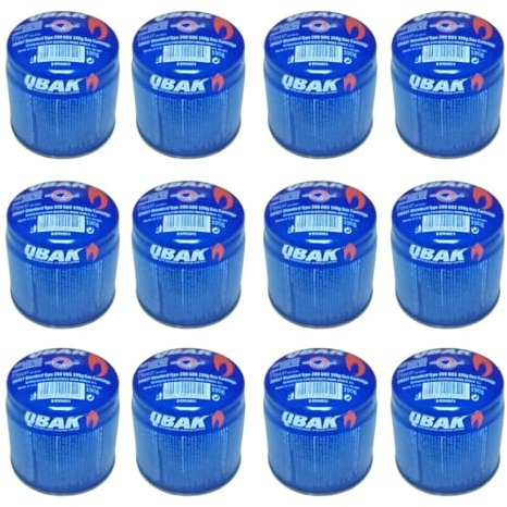 UBOON - Cartucho de Gas 190g con Limitador de Fugas - Bombona Perforable para Camping Gas - Calidad Garantizada (5)