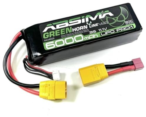 Absima Modellbau-Akkupack (LiPo) 11.1 V 6000 mAh Zellen-Zahl: 3 50 C Stick XT90