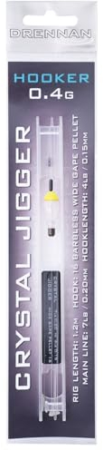 Drennan Crystal Jigger Hooker Rig: 0.4g