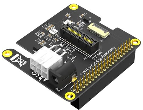 JMT PCI-E 3.0 X1 Adapterkarte Gen3 Speed kompatibel mit Raspberry Pi Modellen mit 40-poligem GPIO-Header