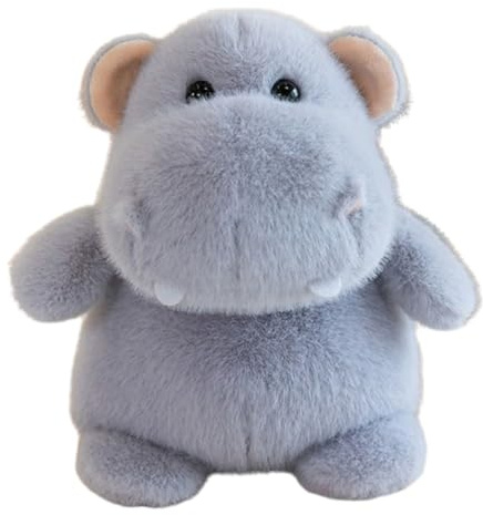 Kuscheltier Nilpferd,Kuscheltier Kinder Plüschtier,Weiche Plüsch Dinosaurier Kissen,Capybara Plüschtier,Home Deko Kinder, Spielzeug Weiche Flauschige,Weihnachten,Valentinstag (23 cm,Nilpferd)