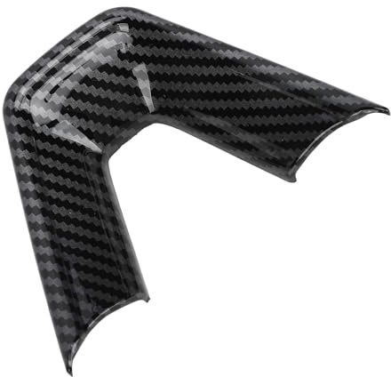 Adesivo per Volante, Coprivolante Antiscivolo, Confortevole e Resistente Ai Graffi, Resistente Al Colore per il Veicolo (Modello in fibra di carbonio lucida)